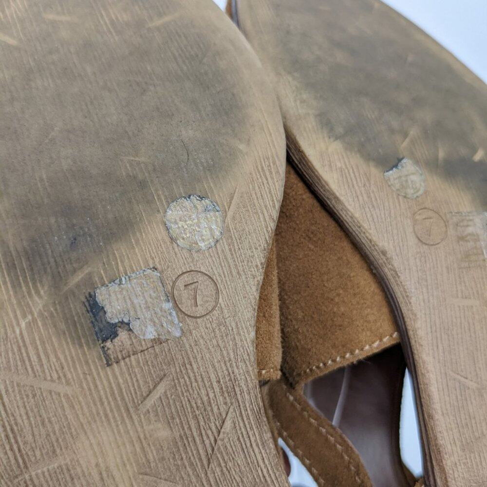 Chinese Laundry Womens Shoes Dandie Tan Buckled Cut-Out Ankle Booties Size 7 - Picture 8 of 10